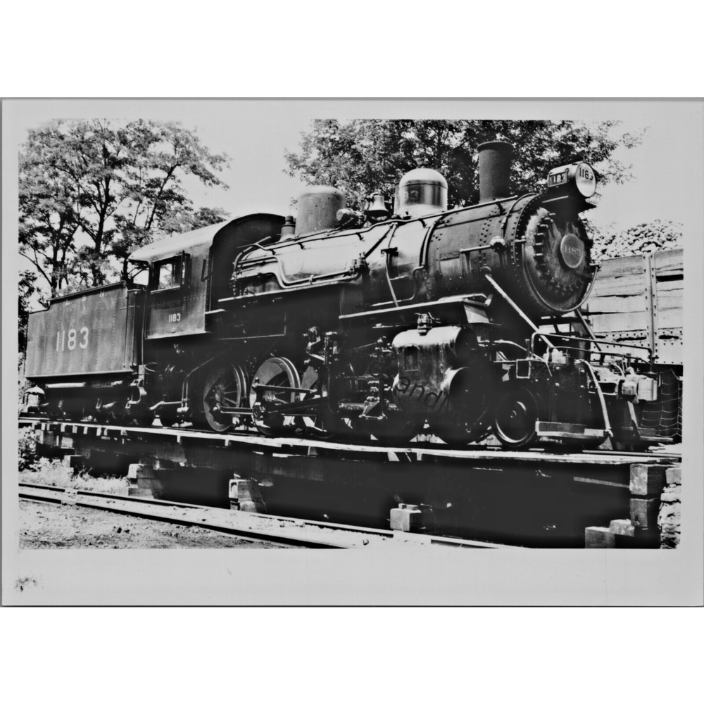 Vtg Louisville & Nashville Railroad 1183 Steam Locomotive 5"X7 Real Photo T2-107